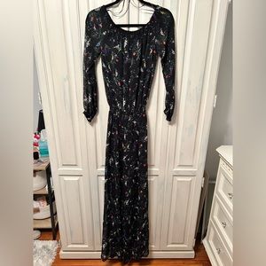 H&M Floral Wide Leg Jumpsuit